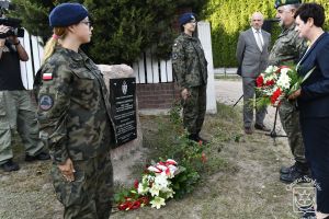 Odsłonięcie tablicy pamiątkowej w Dobieszkowie 11.09.2024