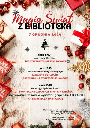 Biblioteka w Strykowie - rodzinne warsztaty świąteczne