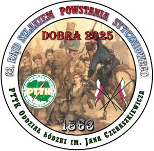 Rajd Szlakiem Powstania Styczniowego 1863 - przypinka