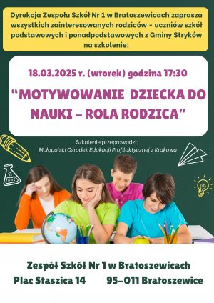 „Motywowanie dziecka do nauki – rola rodzica”