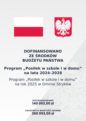 Program posiłek w szkole i w domu 2025