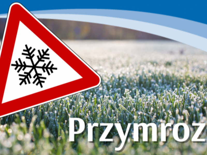 Komunikat dla rolników ws. wniosków - przymrozki wiosenne