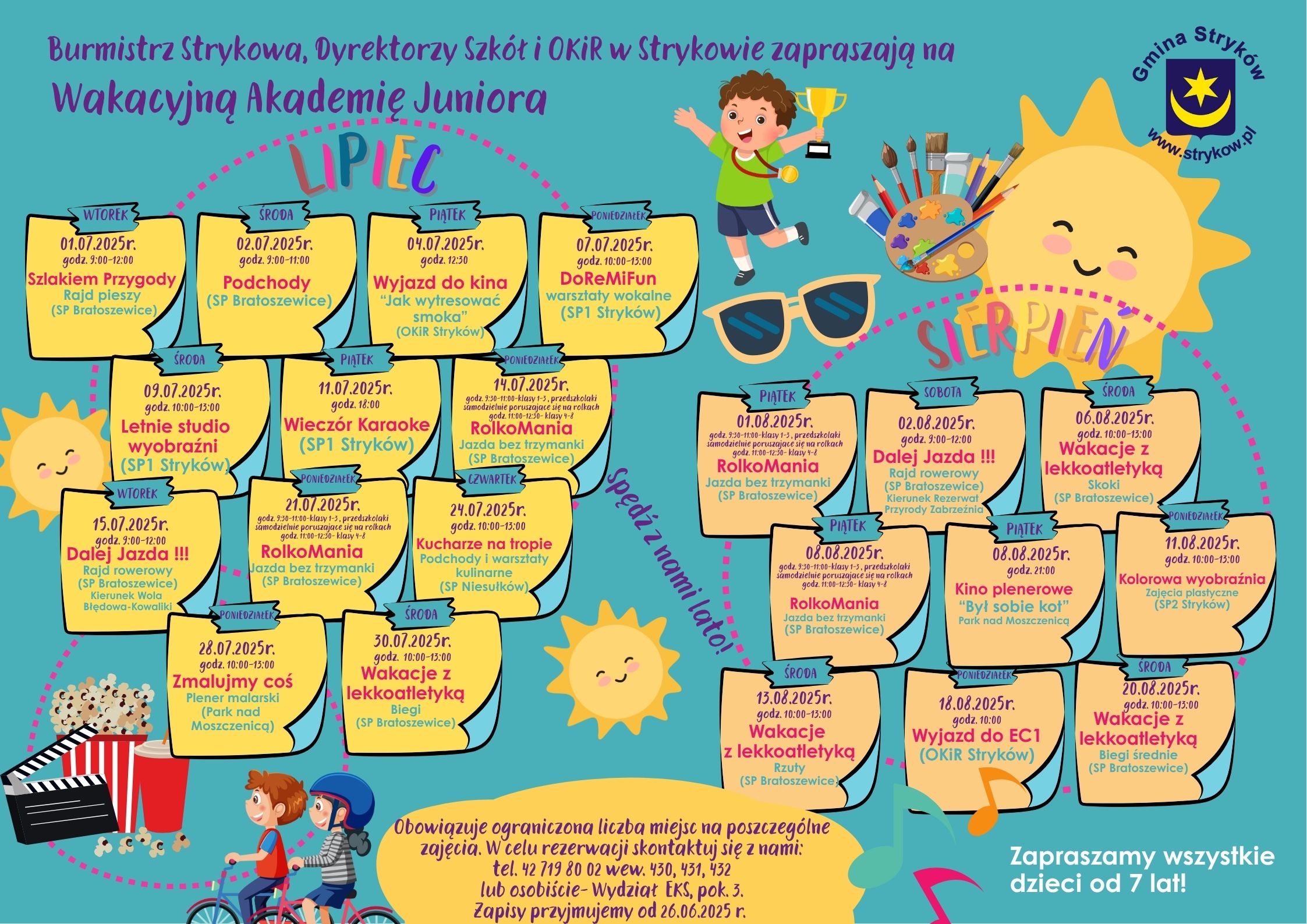 Wakacje w Gminie Stryków