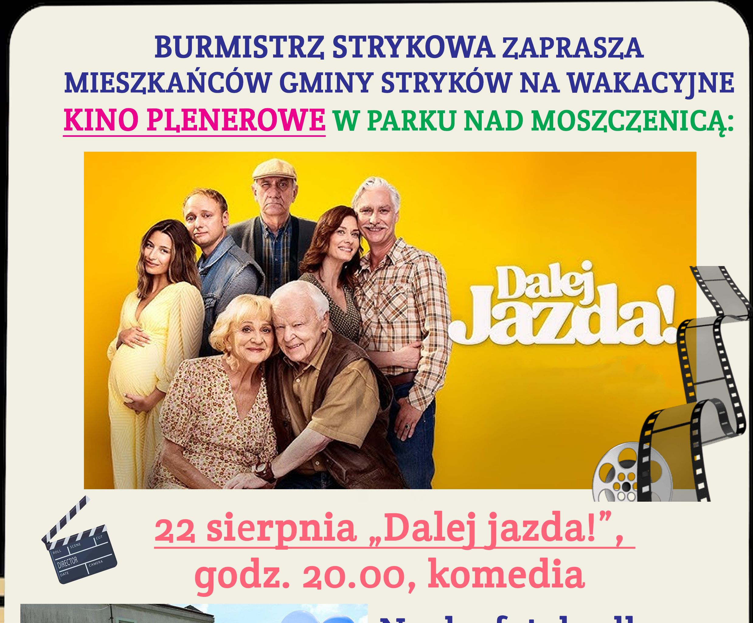 Ostatni tego lata seans Kina Plerowego - zapraszamy!