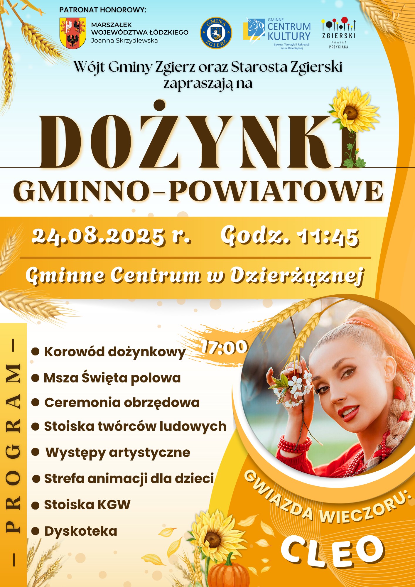 Dożynki Gminno-Powiatowe w Dzierżąznej