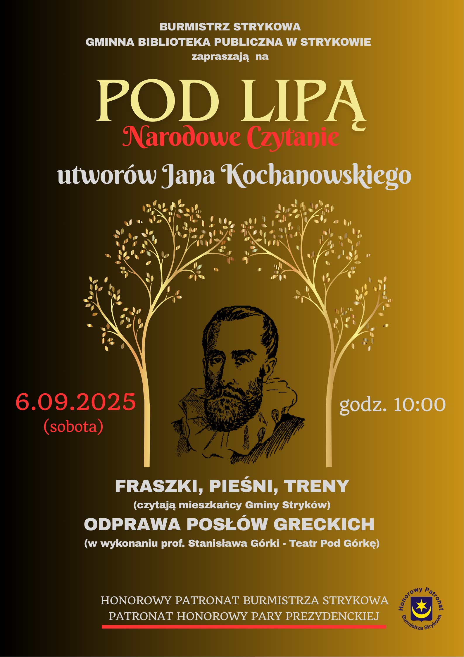 Zapraszamy na Narodowe Czytanie